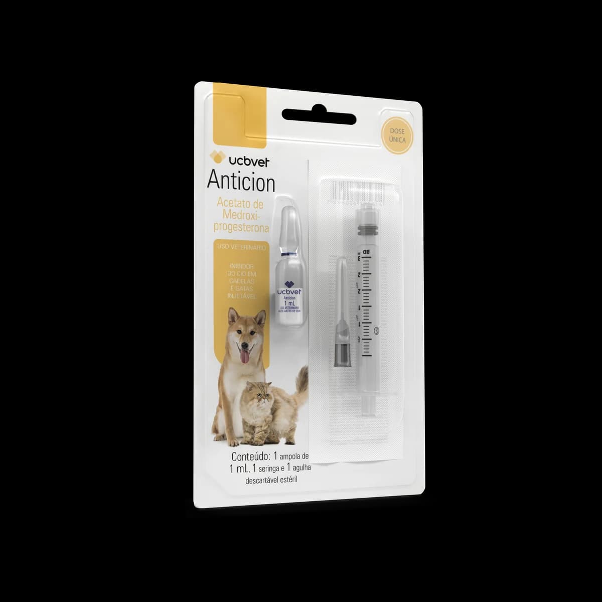 Anticion Injetável Cães e Gatas 1ml