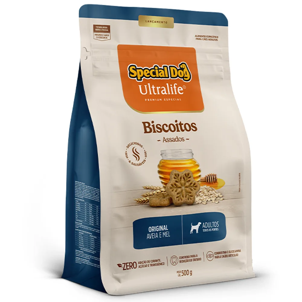 Biscoito Special Dog Ultralife Adultos Original 500g