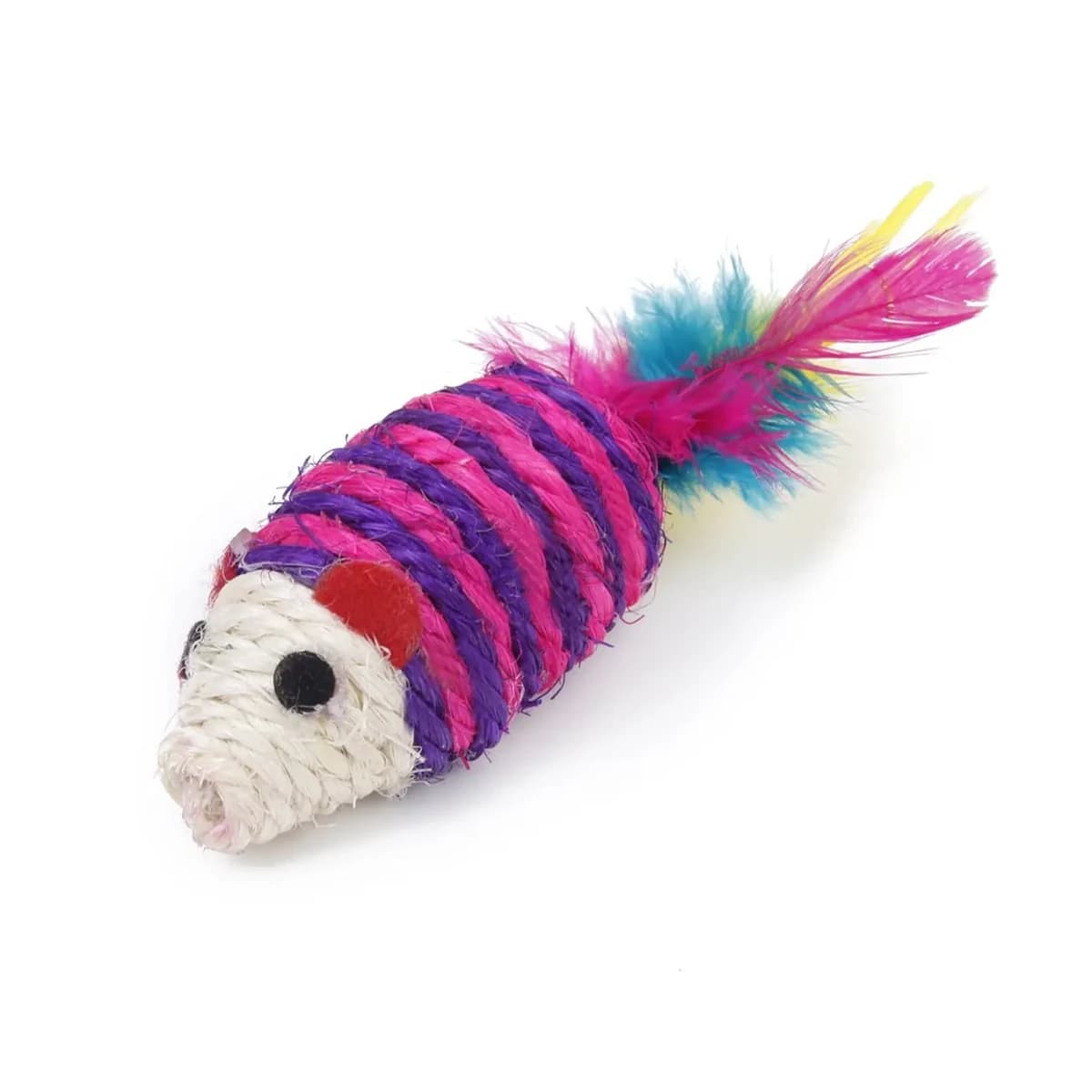 Brinquedo Tex para Gatos Ratinho Divertido de Sisal 7,5cm