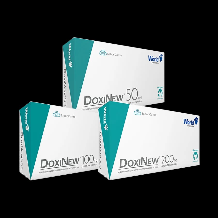 DoxiNew 200mg Cães e Gatos Blíster com 7 Comprimidos
