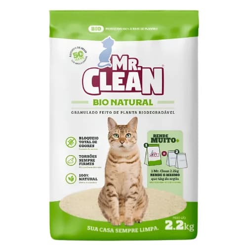 Granulado Sanitário Mr Clean Bio 2,2kg
