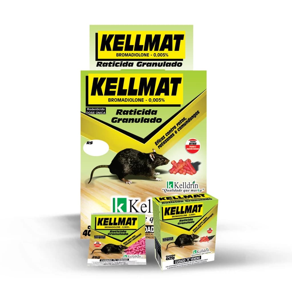 Kellmat Raticida Granulado 25g