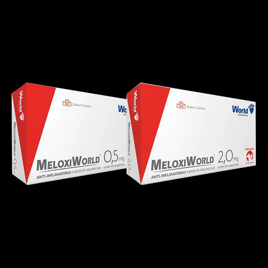 MeloxiWorld 2,0mg Cães e Gatos 10 Comprimidos (embalagem hospitalar)