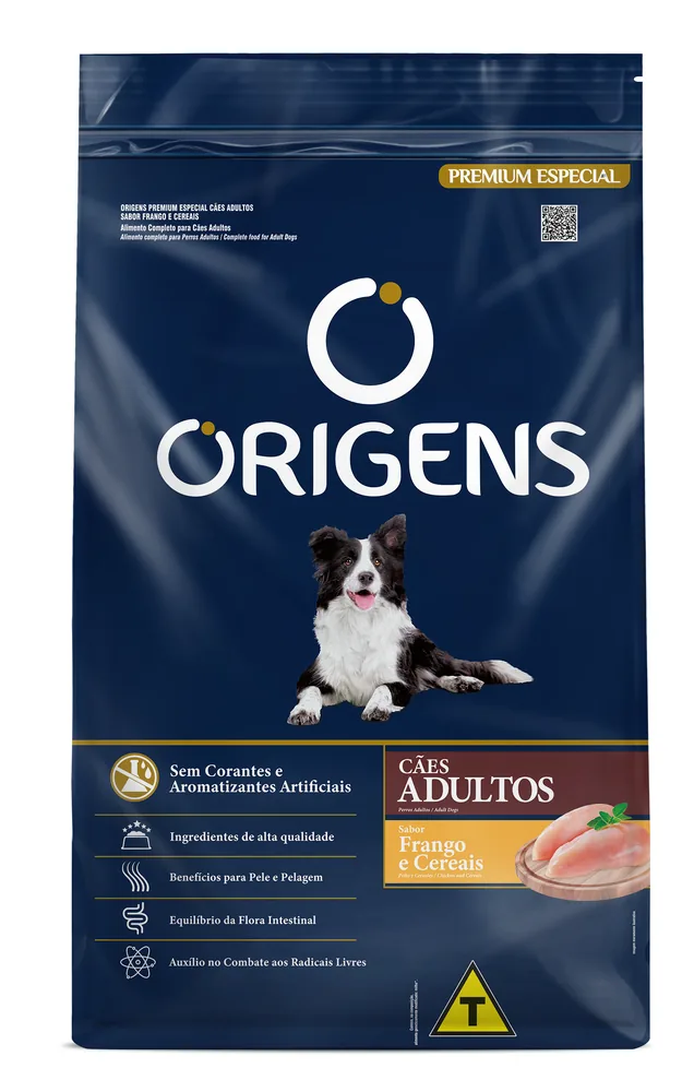 Origens Frango e Cereais Cães Granel