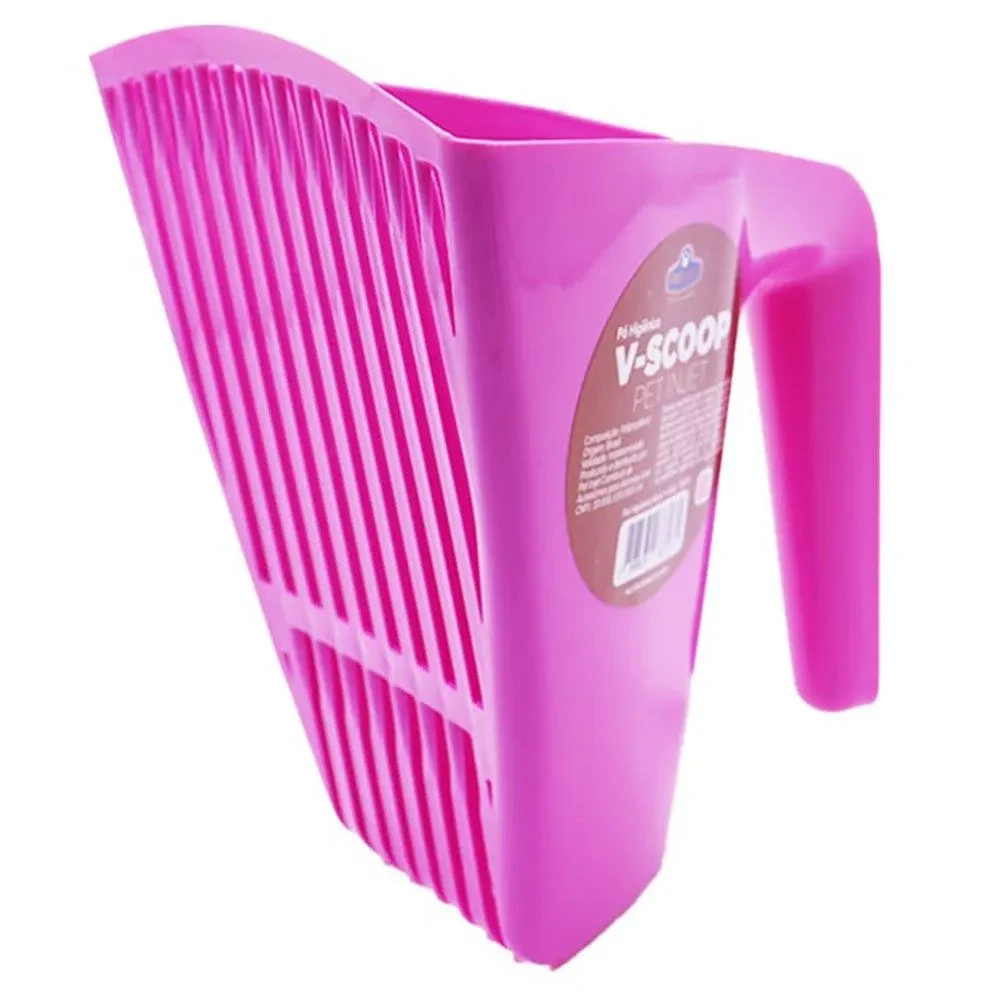 Pá Higiênica Max Furba Pet Injet Rosa