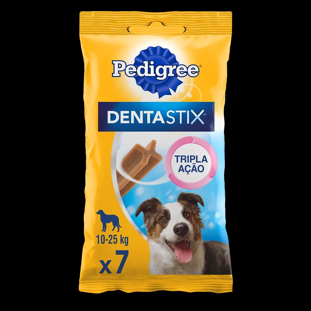 Petisco Pedigree Dentastix Cães Adultos Raças Médias 180g