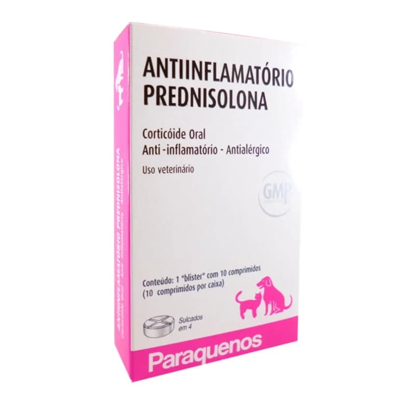 Prednisolona PARAQUENOS 20mg 10 Comprimidos