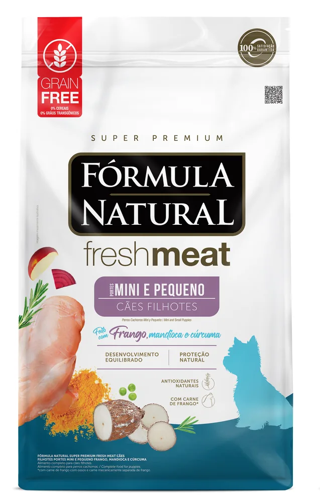 Ração Fórmula Natural Cães Filhotes Raças Pequenas Granel