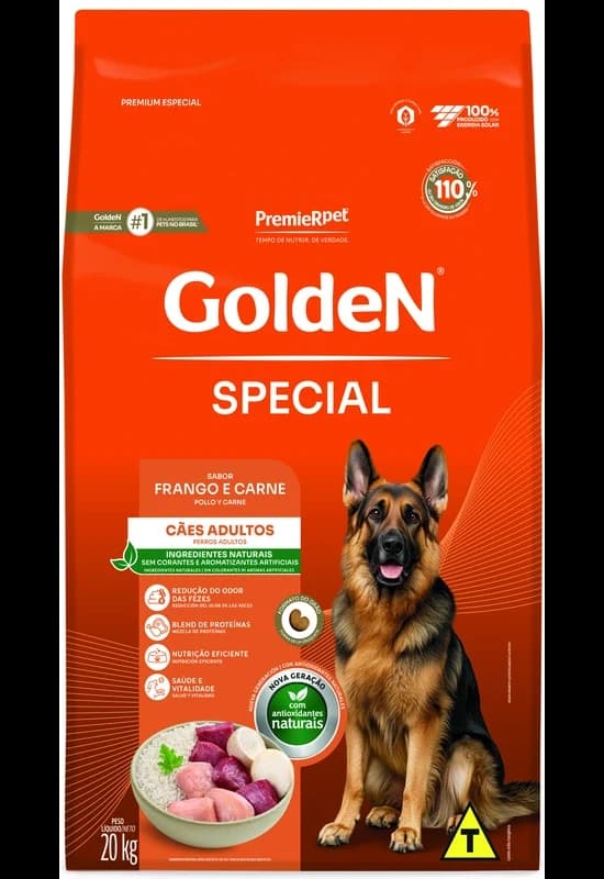 Ração Golden Special Cães Adultos Frango e Carne 15kg