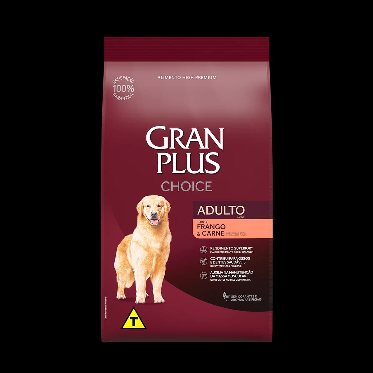 Ração GranPlus Choice Cães Adultos Todos os Portes Frango e Carne 16,5kg