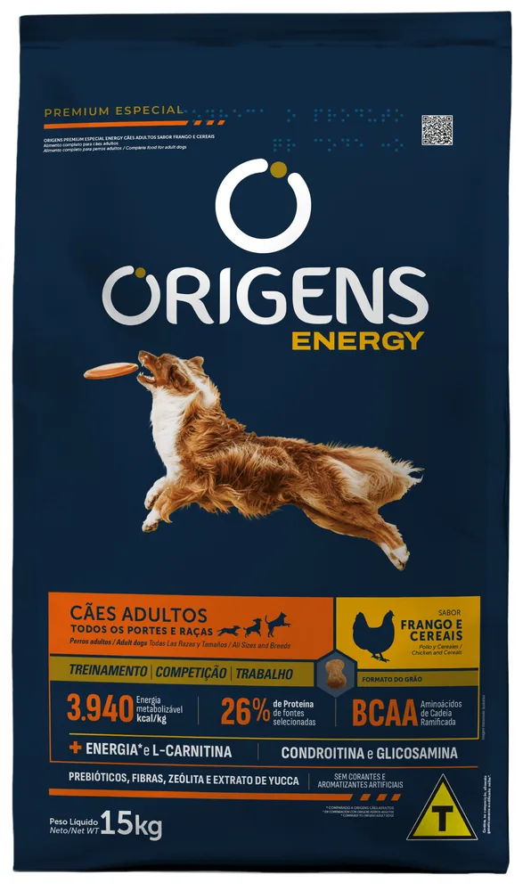 Ração Origens Energy Cães RM