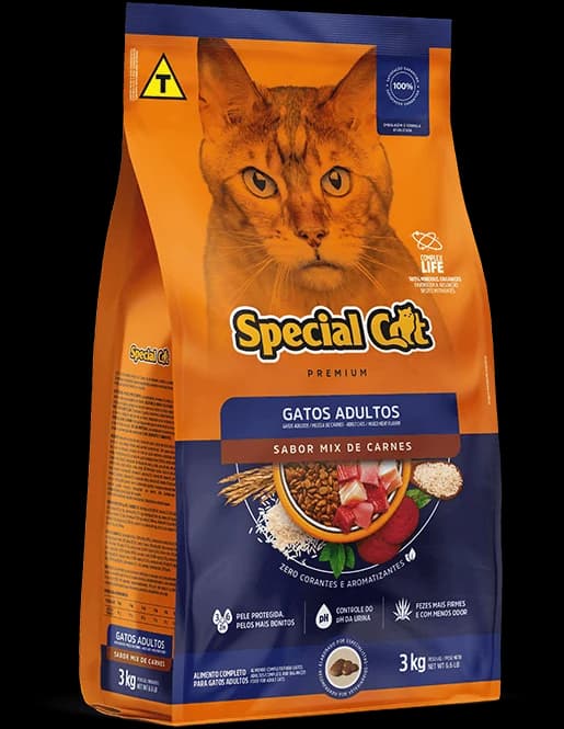 Ração Special Cat Adultos Sabor Mix de Carnes Granel