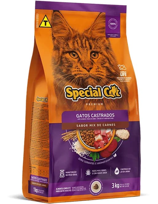 Ração Special Cat Gatos Castrados Granel