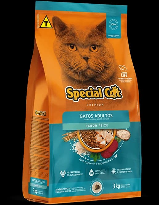 Ração Special Cat Premium Gatos Adultos Peixe Granel