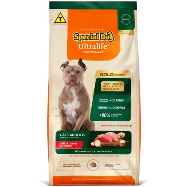 Ração Special Dog Gold Cães Adultos Frango e Carne 15kg
