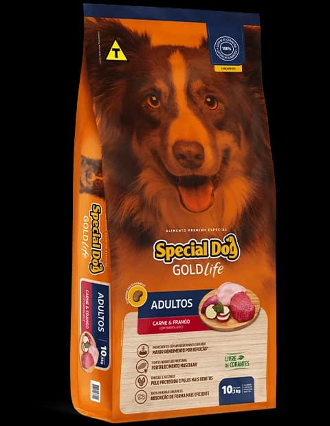 Ração Special Dog Gold Life Cães Adultos Carne e Frango (Granel)