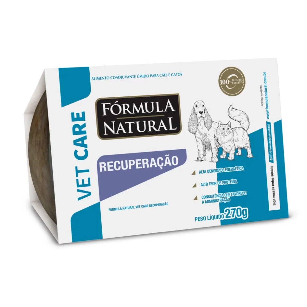 Ração Úmida Fórmula Natural Vet Care Recuperação Cães e Gatos 270g