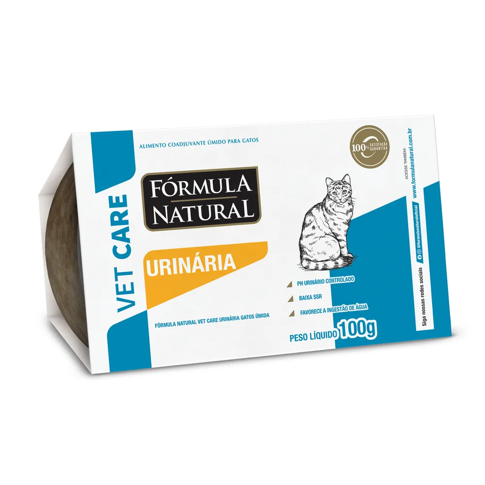 Ração Úmida Fórmula Natural Vet Care Urinária Gatos 100g