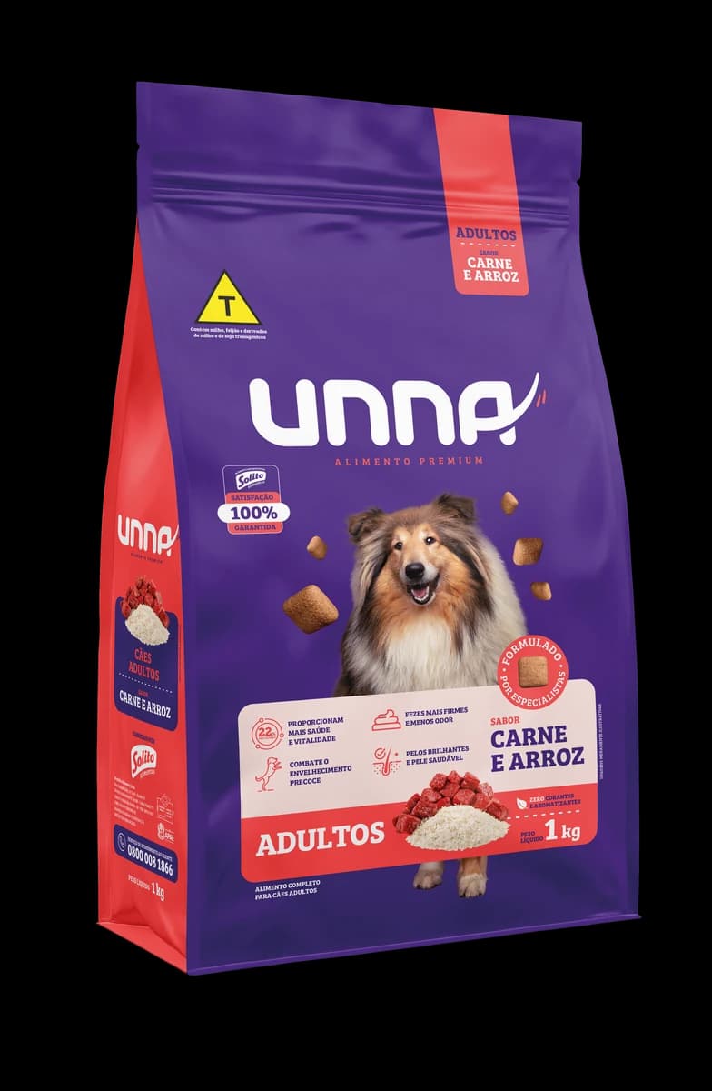 Ração Unna Cães Adultos (Granel)