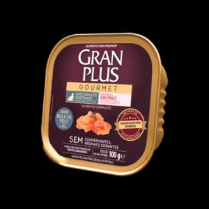 Sachê GranPlus Gourmet Gatos Castrados Salmão 100g