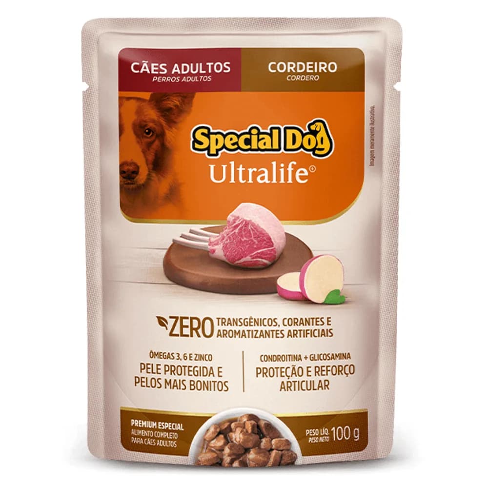 Sachê Special Dog Ultralife Adultos Cordeiro 100g