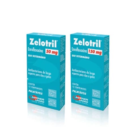 Zelotril 50mg Cães e Gatos 12 Comprimidos